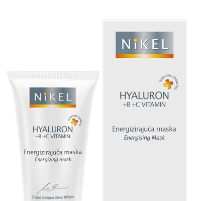 Hyaluron + Vitamin B+C Energiespendende Maske
