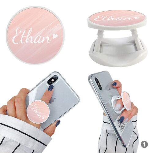 Baby Pink & Marble Phone Holder Collection - 1