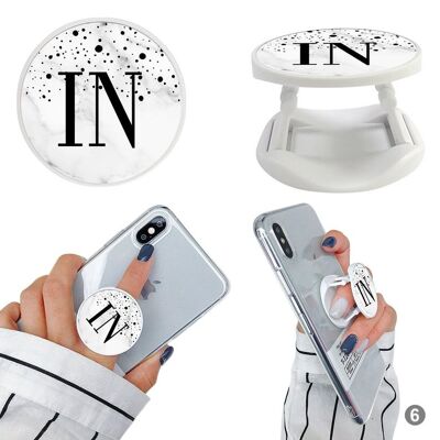 Baby Pink & Marble Phone Holder Collection - 6