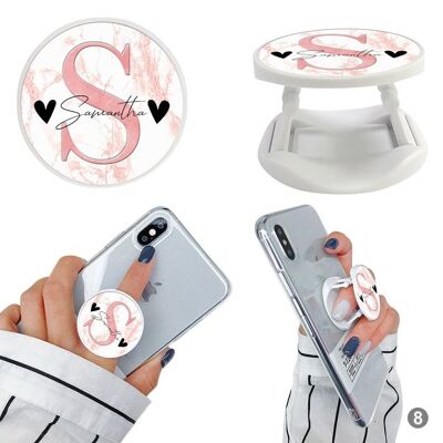 Baby Pink & Marble Phone Holder Collection - 8