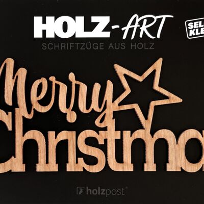 "Merry Christmas" lettering