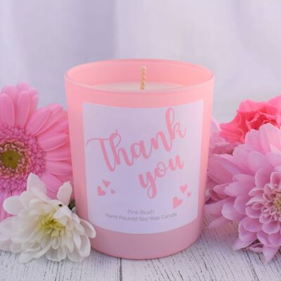 Thank you Candle Gift.  Luxury Soy Wax Candle in box.
