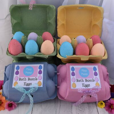 Easter Egg Bath Bombs, Bath Bomb Eggs, Egg Bath Fizzies