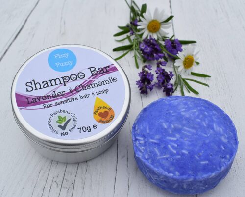 Shampoo Bar by Fizzy Fuzzy. Lavender & Chamomile.