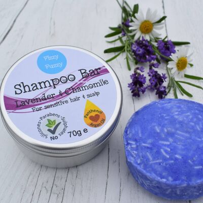 Shampoo Bar by Fizzy Fuzzy. Lavender & Chamomile.