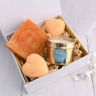 Sparkling Fizz & Clementine Geschenkset Spa Pamper.