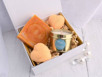 Coffret cadeau Sparkling Fizz & Clementine Spa Pamper. 1