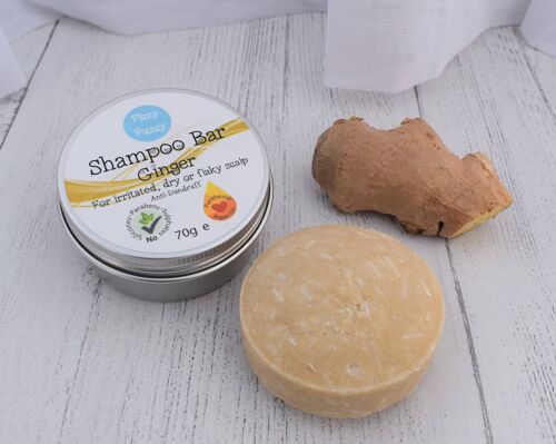 Anti-dandruff Shampoo Bar. Ginger.