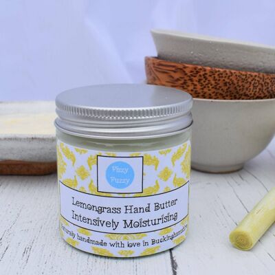 Lemongrass Hand Butter, Hand Cream, Hand Salve.