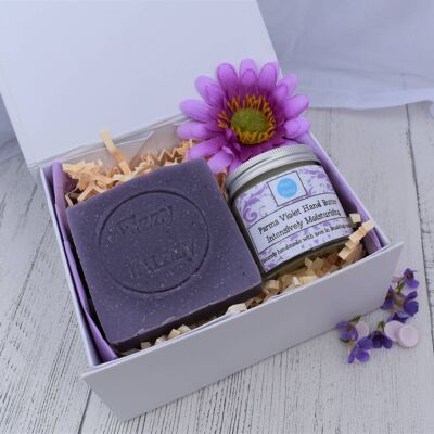 Parma Violet Hand Cream and Soap Gift Set.