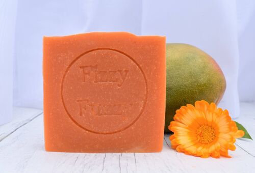 Mellow Mango Handmade Soap with Shea Butter. By Fizzy Fuzzy