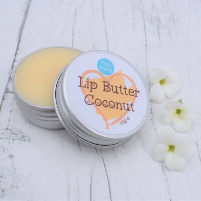 Coconut Lip Butter, Luxus-Lippenbalsam in Schraubdose