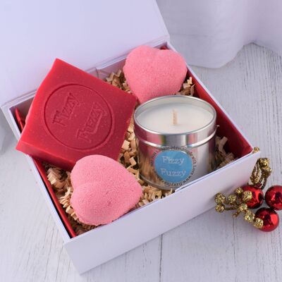 Christmas Cranberry Gift Spa Set Pamper Hamper