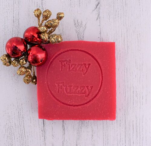 Christmas Cranberry Handmade Soap with Shea Butter.