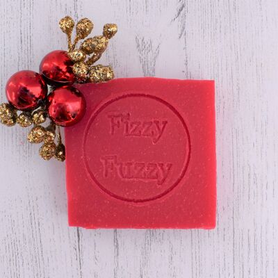 Christmas Cranberry Handmade Soap with Shea Butter.