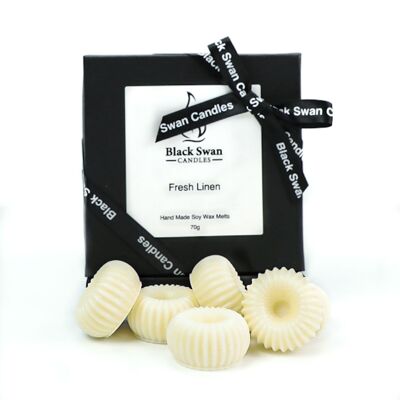 Black Swan Candles - Fresh Linen Wax Melts