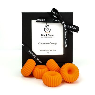 Black Swan Candles - Cinnamon Orange Wax Melts