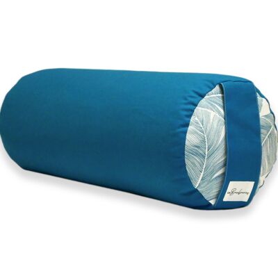 Yoga cushion - Bolster - Peacock Blue