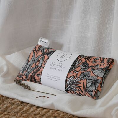 Eye pillow : coussin yeux relaxant - Jungle Corail