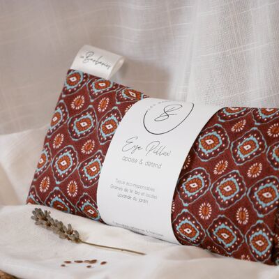 Eye pillow : coussin yeux relaxant - Ethnique Terracotta