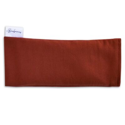 Eye pillow: relaxing eye cushion - Terracotta