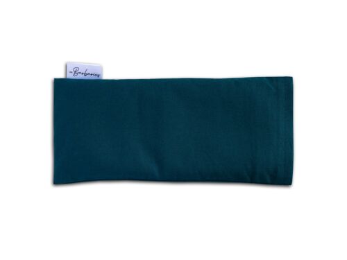 Eye pillow : coussin yeux relaxant - Bleu paon