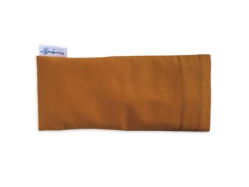 Eye pillow : coussin yeux relaxant - Jaune ocre 1