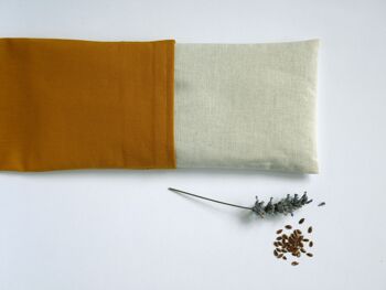 Eye pillow : coussin yeux relaxant - Jaune ocre 2