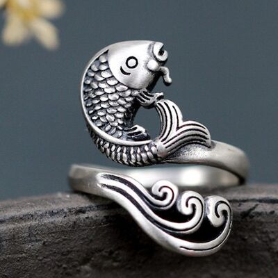 adjustable-koi-on-waves-open-ring