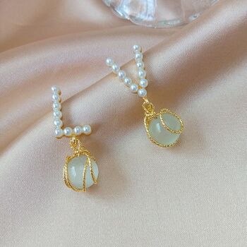 boucles-d'oreilles-love-pearls-with-opal-pampille 1