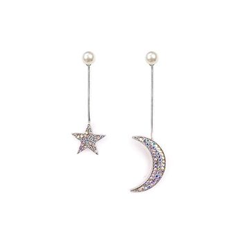 boucles-d'oreilles-asymetriques-lune-et-etoile 2