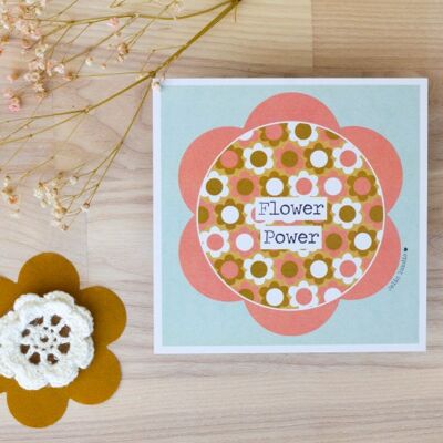 *Flower Power* Card