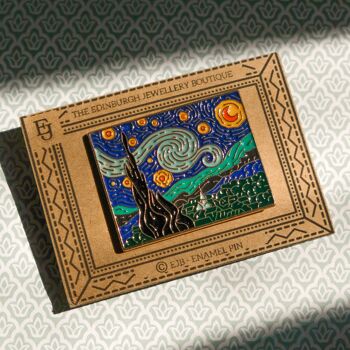 Broche en émail Van Gogh 3