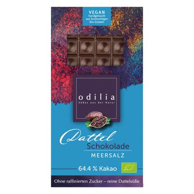 Chocolat aux dattes bio au sel de mer