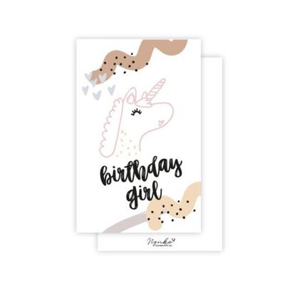 Mini-kaart | Birthday girl - I