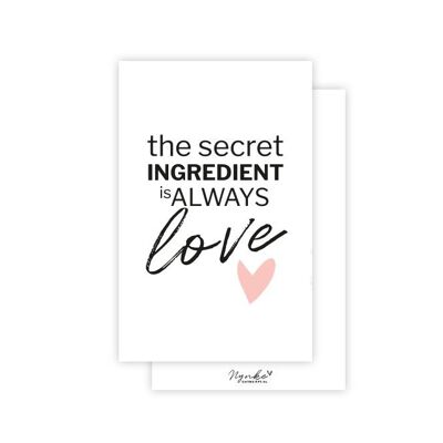 Mini-kaart | The secret ingredient is love