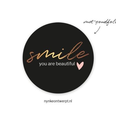 Stickers op rol | Smile