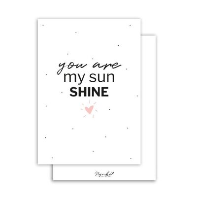 Kaart | You are my sunshine