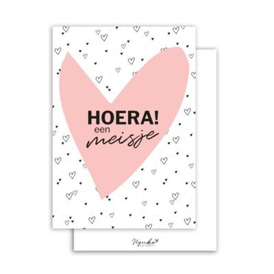 Kaart | Hoera een meisje