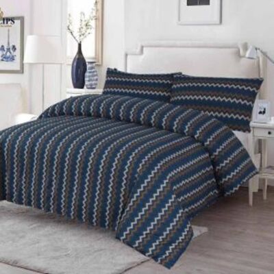 Hazy Lines Bed Sheet –3 PCs