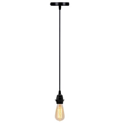 Soffitto a presa singola E27 Supporto per lampada a sospensione a grappolo flessibile in PVC con luce a rosone fai-da-te ~ 3425