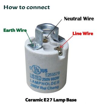 Support d'ampoule de lampe industrielle vintage poli Edison E27 ~ 3414 - Chrome 9