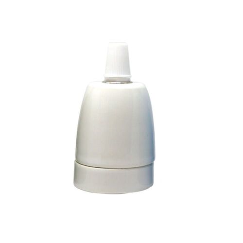 Vintage E27 Bulb Holder Ceramic Industrial Lamp Lighting Antique Retro Edison~3413 - White