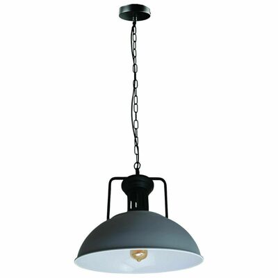Grey Industrial Metal Ceiling Pendant Shade Modern Hang Retro Pendant Light~3412