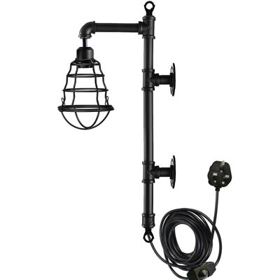 Retro Industrial Farmhouse Rustic Style Light Fitting Pipe Wall Lighting~3405 - Pattern 3 - No