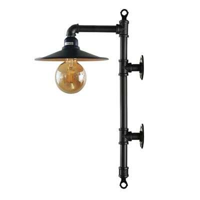 Retro Industrial Farmhouse Rustic Style Light Fitting Pipe Wall Lighting ~ 3405 - Muster 5 - Ja