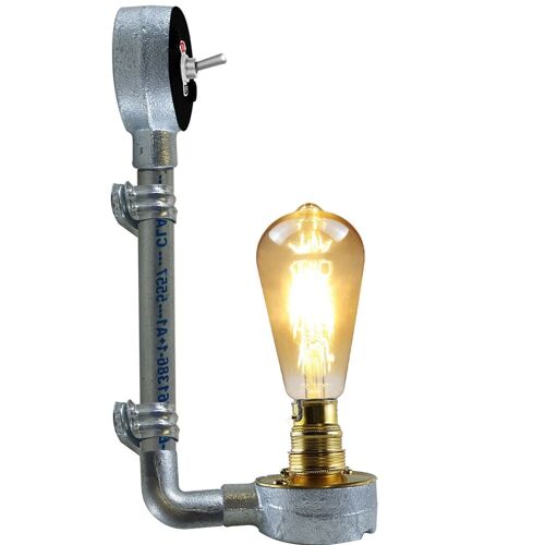 Modern Industrial Vintage Retro Galvanized conduit Wall Light B22 Lamp Fixture~3410 - Yes