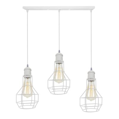 Modern Loft Vintage Industrial Retro Wire Cage Shade Pendant Light~3401 - Nest - 3 Head Pendant - No