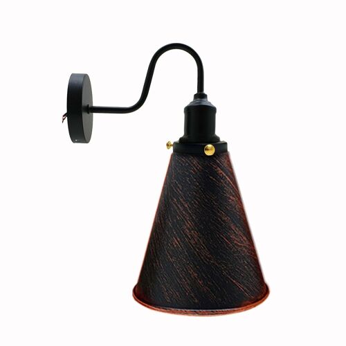 Retro Industrial Wall Mounted Vintage Wall Designer Indoor Light Fixture Lamp Fitting~3387 - Rustic Red - yes