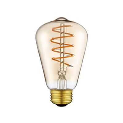 Lampadine a filamento con lampadina bianca calda ST64 4W a LED ~ 1058
